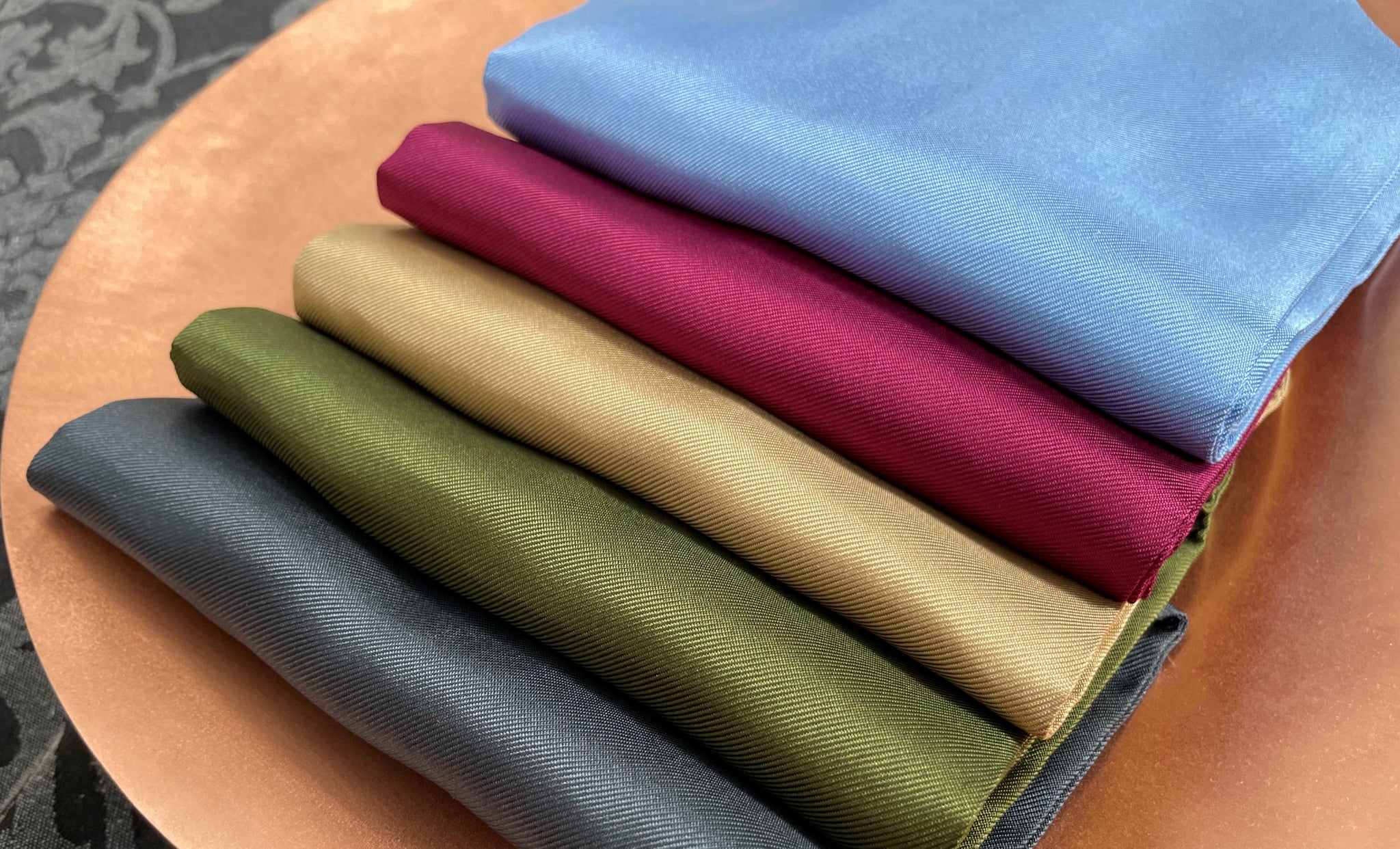 Wardrobe Basics: New Plain Coloured Silk Cravats