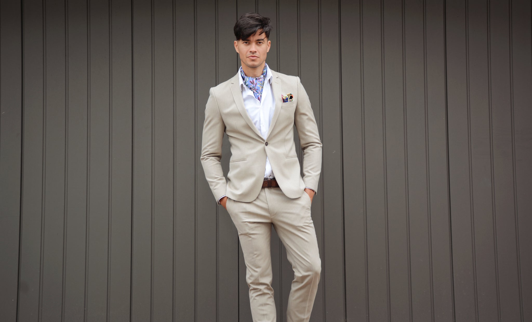 Colour Matching - Suit & Silk Combinations