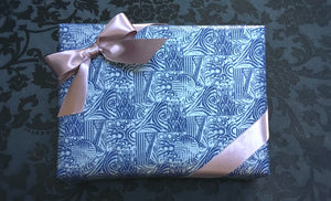 Blue & Silver Gift Wrap