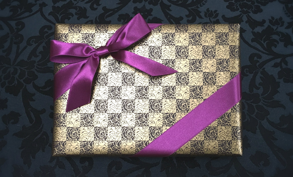 Brown & Gold Gift Wrap