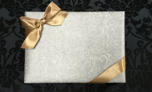 White & Silver Gift Wrap